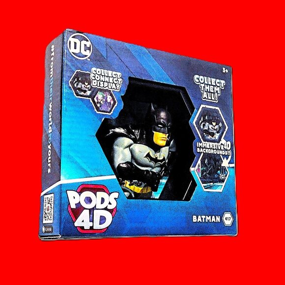 WOW! PODS 4D BATMAN #417 Collectable Figure (DC) Hex Pod Connectable Display NEW - Picture 3 of 5